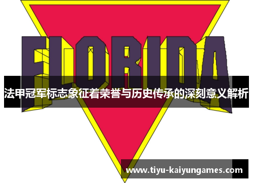 法甲冠军标志象征着荣誉与历史传承的深刻意义解析 法甲冠军标志象征着荣誉与历史传承的深刻意义解析